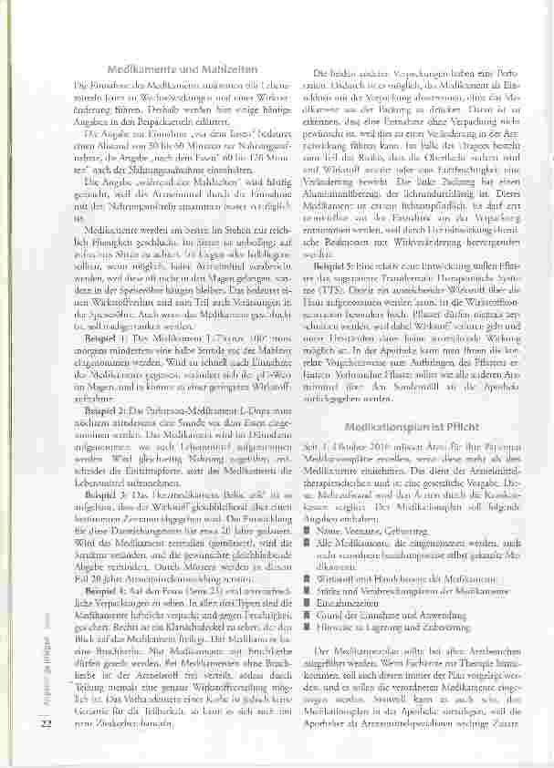 Vorschauseite 3: Medikamenteneinnahme: So geht es