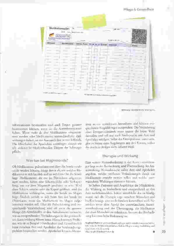 Vorschauseite 4: Medikamenteneinnahme: So geht es