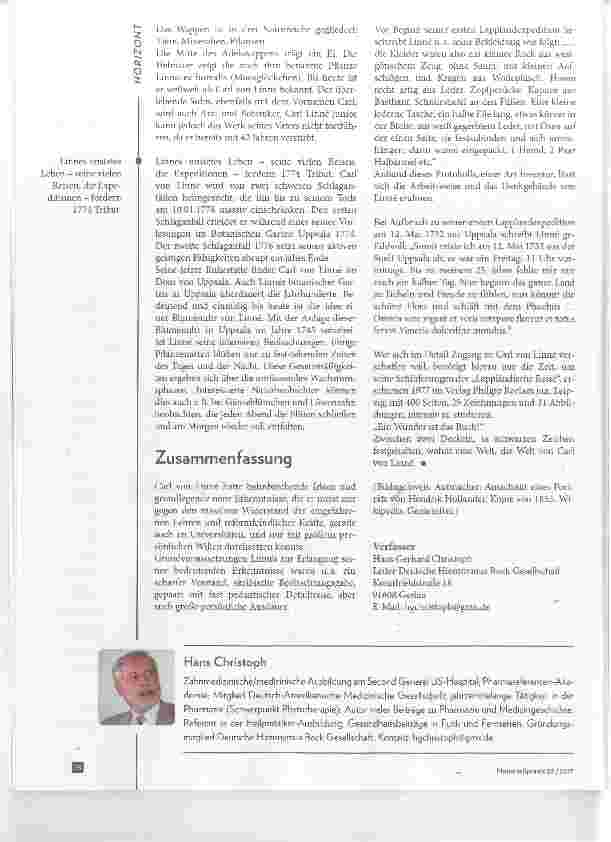 Vorschauseite 6: Carl von Linné Leben und Werk