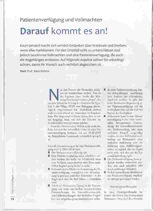 Vorschauseite 1: Darauf kommt es an!