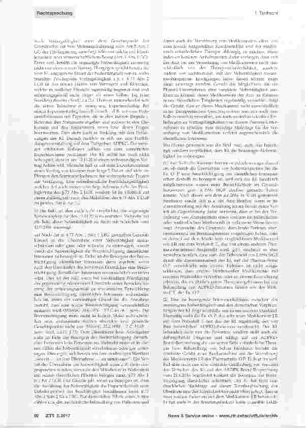 Vorschauseite 4: Nebentätigkeit von Krankenhausärzten