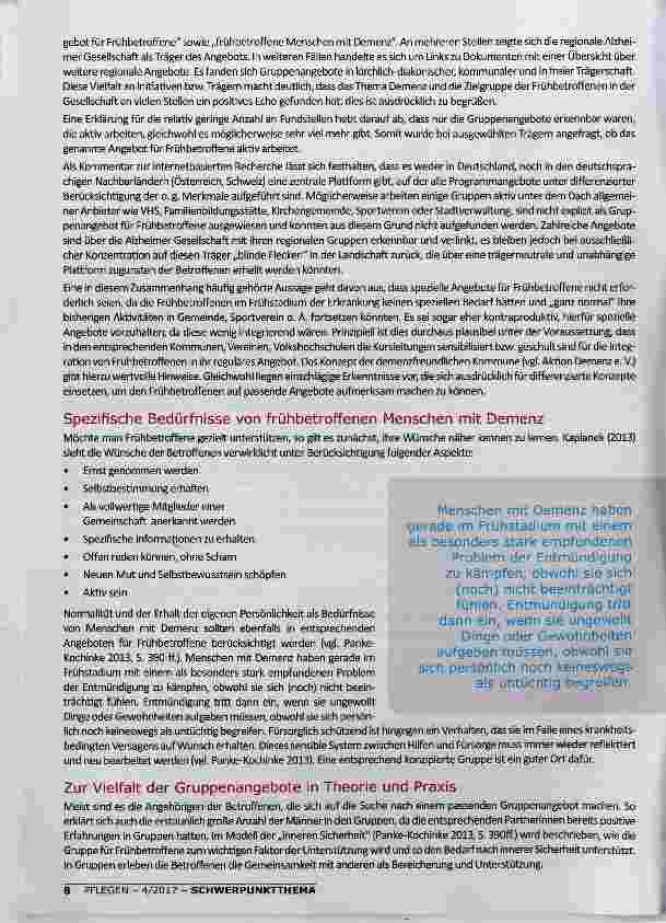 Vorschauseite 3: FRÜHBETROFFENE MENSCHEN ZWISCHEN SCHUTZBEDÜRFNIS UND EIGENVERANTWORTUNG