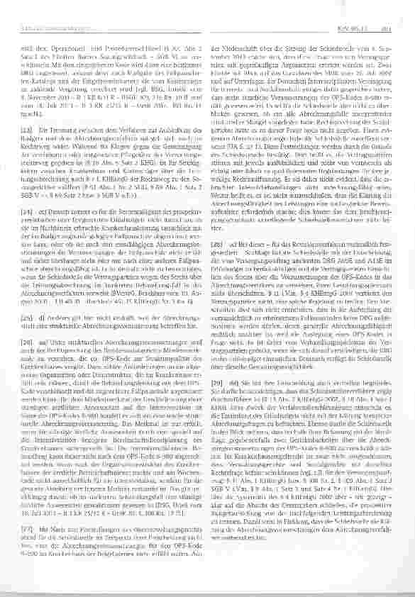 Vorschauseite 4: Aktuelle Entscheidungen Krankenhausentgeltrecht