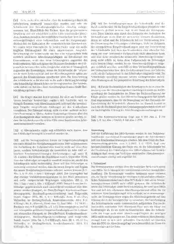 Vorschauseite 5: Aktuelle Entscheidungen Krankenhausentgeltrecht
