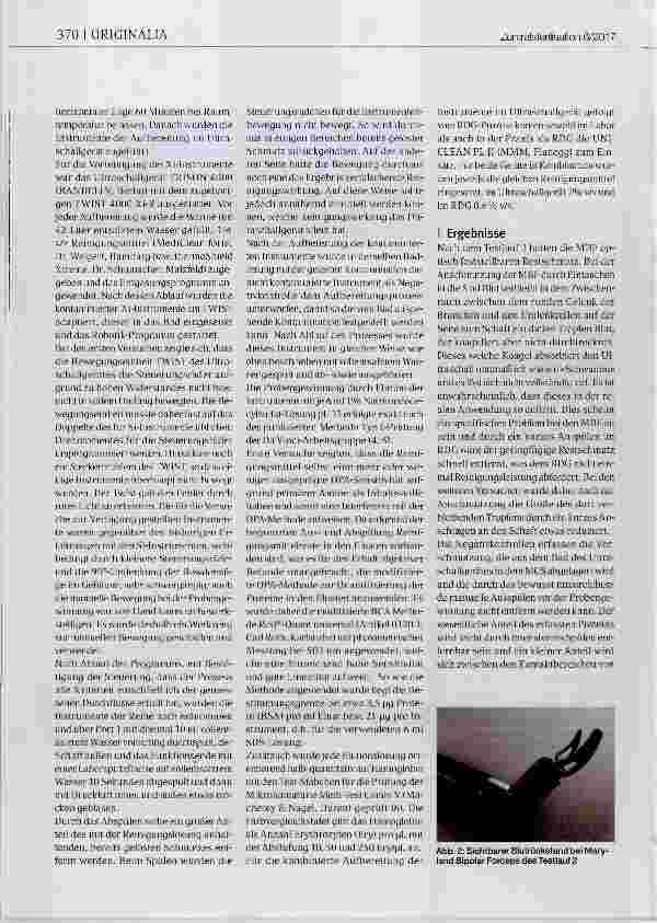 Vorschauseite 3: Standardisierung der Vorreinigung und maschinelle Aufbereitung von Instrumenten der Robotik