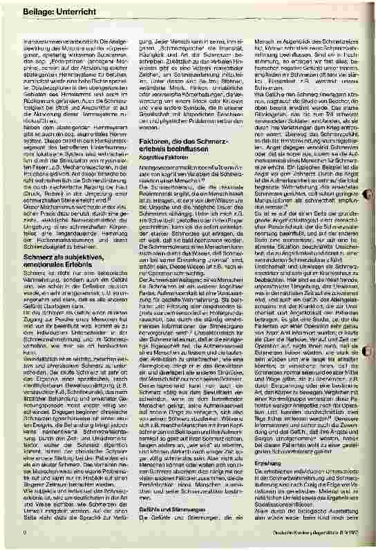 Vorschauseite 5: Schmerz - ein Körper-Seele-Phänomen