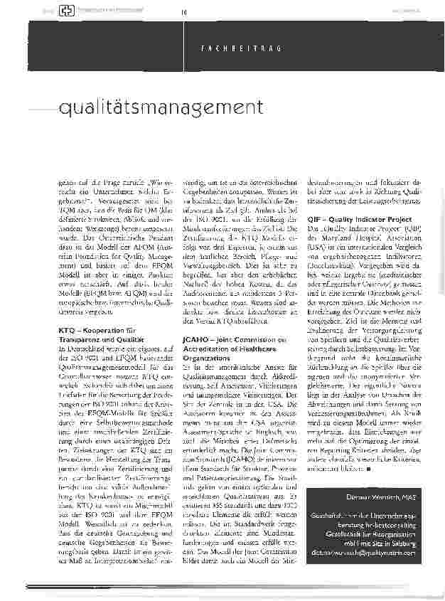 Vorschauseite 3: Qualitätsmanagement Modelle