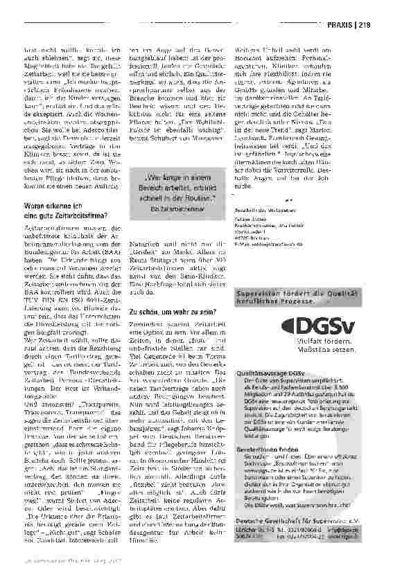 Vorschauseite 4: Pflegeeinsatz auf Abruf