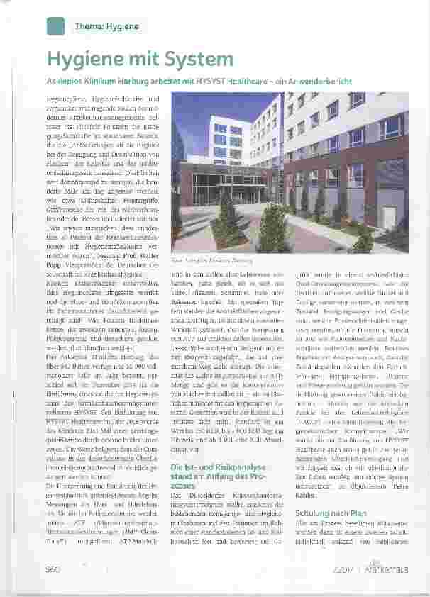 Vorschauseite 1: Hygiene mit System