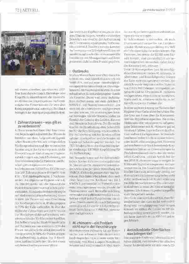 Vorschauseite 3: Schwierig aufzubereitende Medizinprodukte im Fokus 12. Ulmer Symposium Krankenhausinfektionen, 15. bis 17. März 2017, Ulm
