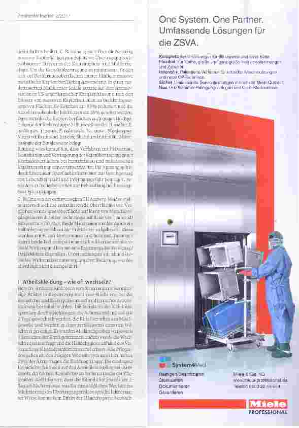 Vorschauseite 4: Schwierig aufzubereitende Medizinprodukte im Fokus 12. Ulmer Symposium Krankenhausinfektionen, 15. bis 17. März 2017, Ulm