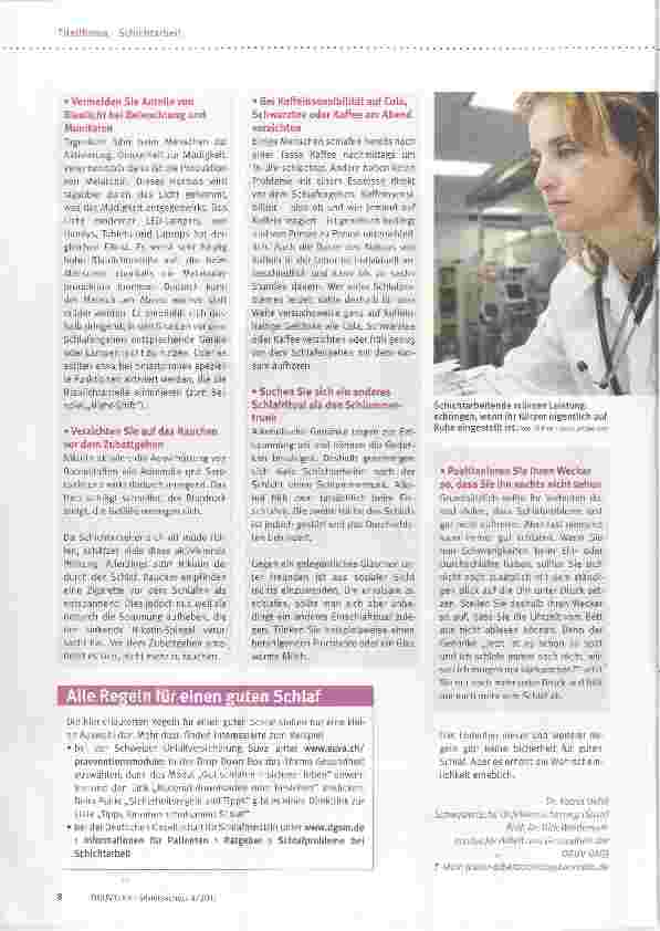 Vorschauseite 3: Regeln einhalten fürs Schlafen