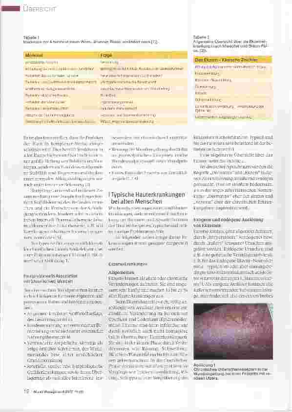 Vorschauseite 2: Spezielle Aspekte der Dermatologie sowie Grundlagen der Hautpflege bei Patienten im höheren Lebensalter