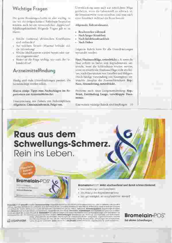 Vorschauseite 3: Homöopathie bei HNO-Erkrankungen Häufige Ursachen von Rückfällen und Fehlschlägen