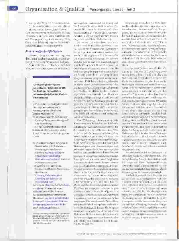 Vorschauseite 3: QM in der Freiberuflichkeit | Teil 30 Prozesse in der Hausgeburtshilfe