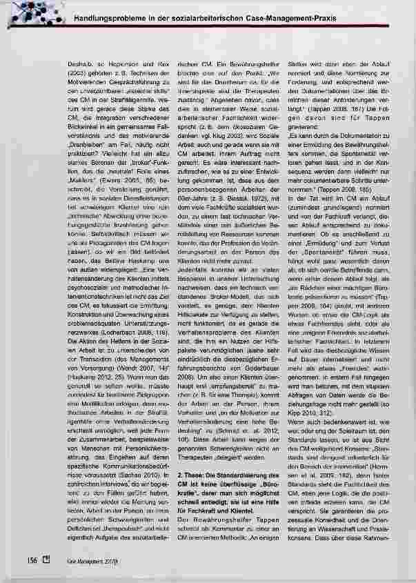 Vorschauseite 5: Handlungsprobleme in der sozialarbeiterischen Case-Management-Praxis