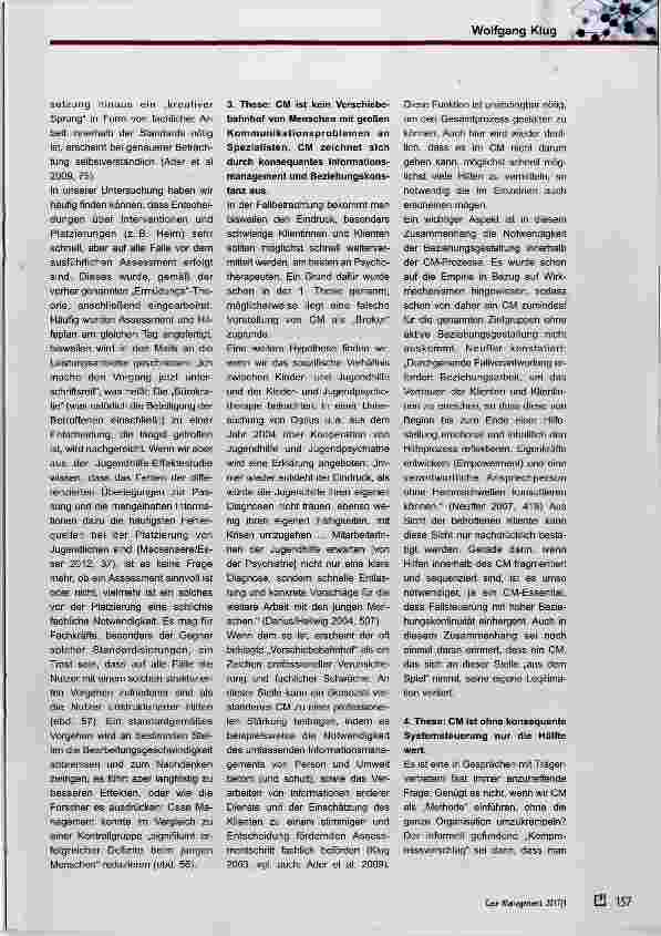 Vorschauseite 6: Handlungsprobleme in der sozialarbeiterischen Case-Management-Praxis
