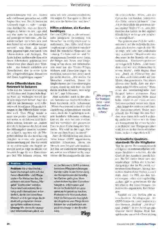 Vorschauseite 2: Wir lösen Probleme aus dem Stand