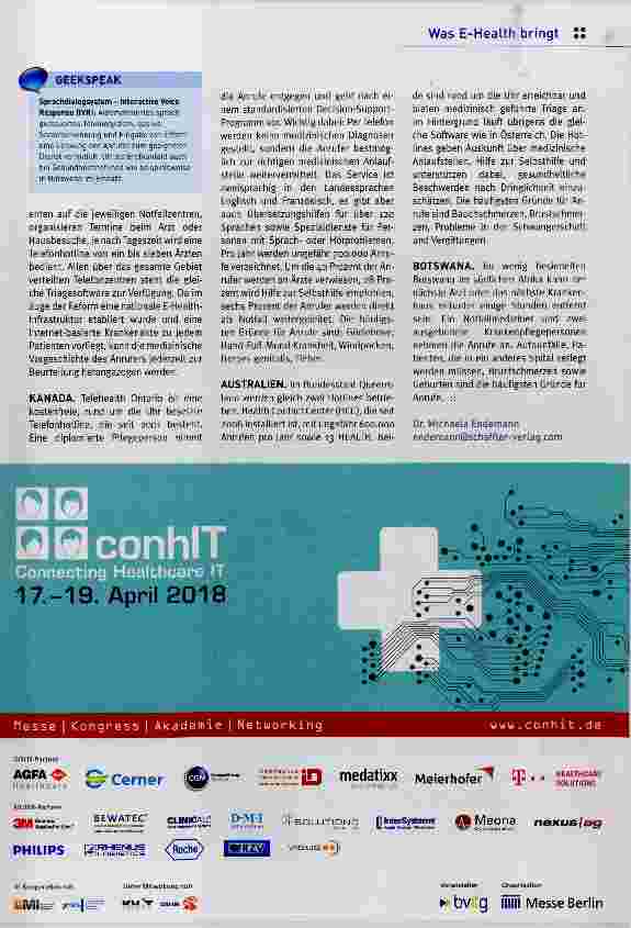 Vorschauseite 2: Gesundheitshotlines international