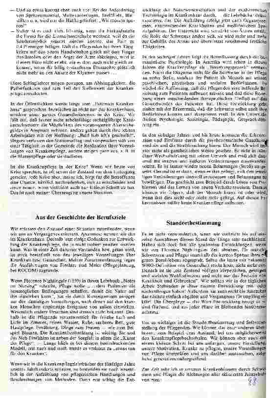 Vorschauseite 3: Zwischen allen Stühlen - Wenn Pflegearbeit aus Überzeugung geschieht