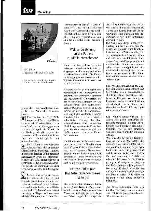 Vorschauseite 3: Die Evolution der Marke wird zur Revolution für die Klinik