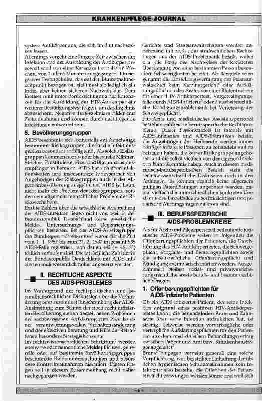 Vorschauseite 2: AIDS Juristische Probleme für Ärzte und medizinisches Assistenzpersonal