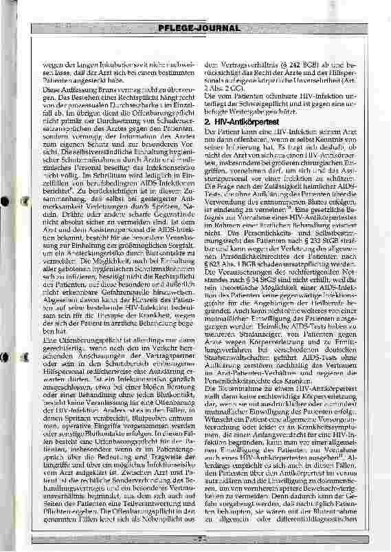 Vorschauseite 3: AIDS Juristische Probleme für Ärzte und medizinisches Assistenzpersonal
