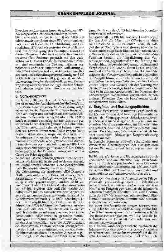 Vorschauseite 4: AIDS Juristische Probleme für Ärzte und medizinisches Assistenzpersonal