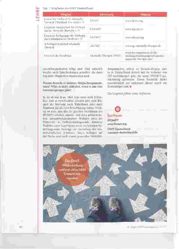 Vorschauseite 2: Manualtherapeut werden