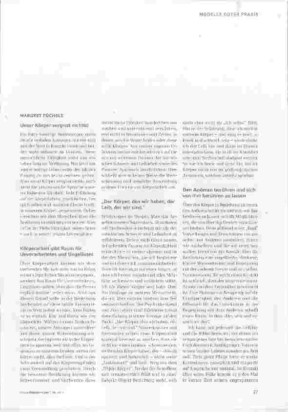 Vorschauseite 2: Körperarbeit in der Sterbebegleitung