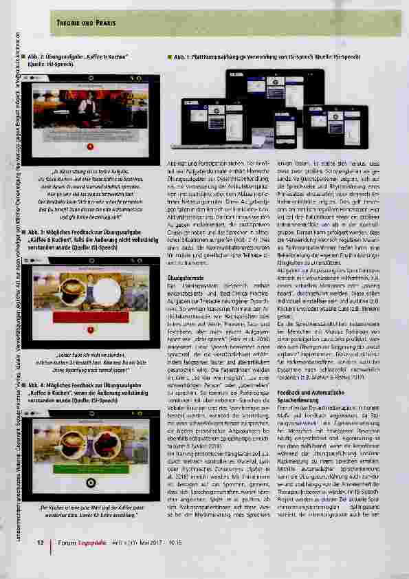 Vorschauseite 3: Assistive Technologien in der Dysarthrietherapie