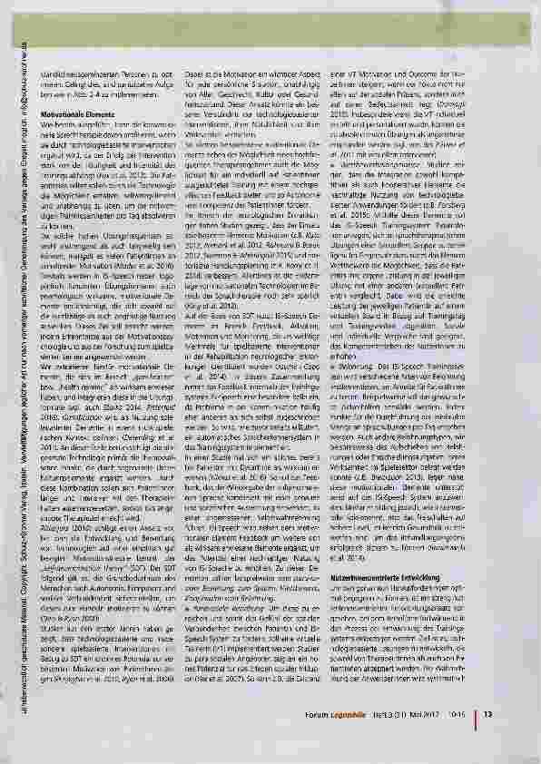Vorschauseite 4: Assistive Technologien in der Dysarthrietherapie