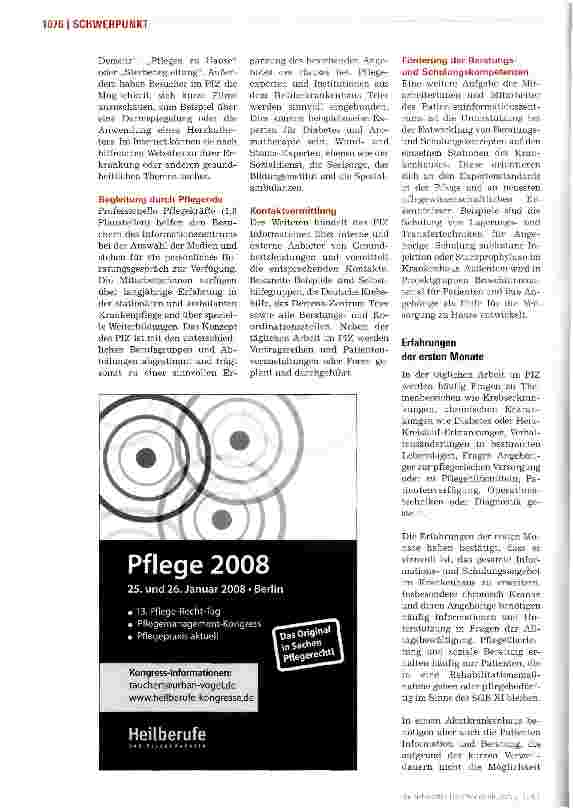 Vorschauseite 3: Edukative Unterstützungder Patienten im Krankenhaus