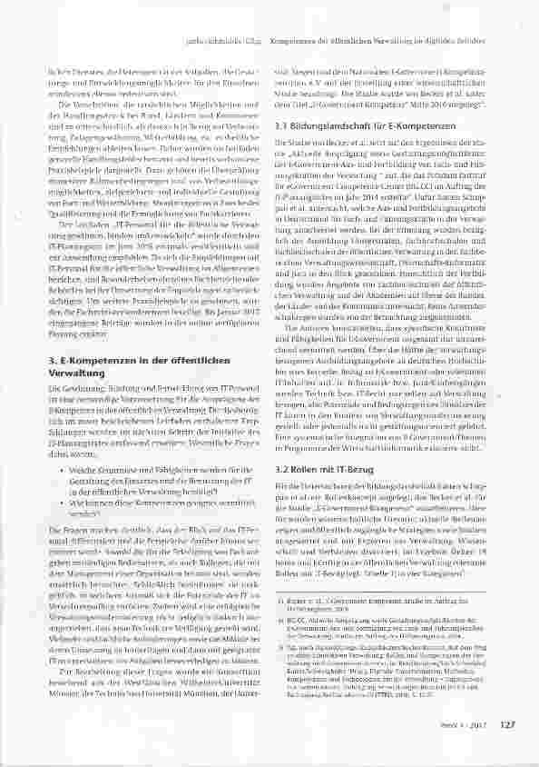 Vorschauseite 4: Kompetenzen der öffentlichen Verwaltung im digitalen Zeitalter