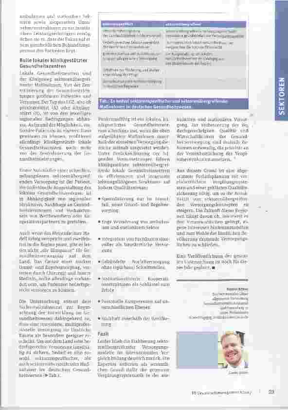 Vorschauseite 3: Versorgung mal anders