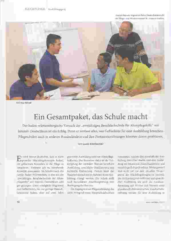 Vorschauseite 1: Ein Gesamtpaket, das Schule macht