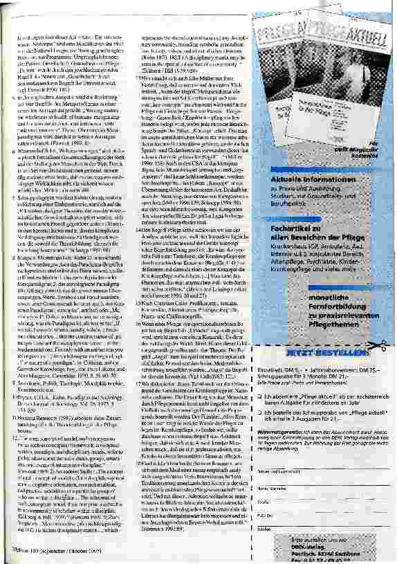 Vorschauseite 6: Das Metaparadigma der Krankenpflege Erste Annäherung und Ergebnisse aus der Seminararbeit 1. Teil