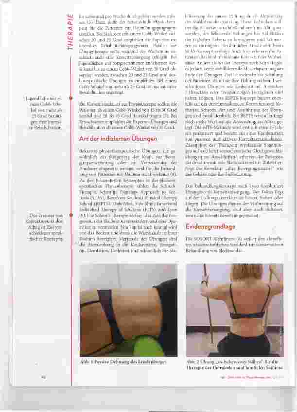 Vorschauseite 2: Evidenzbasierte Physiotherapie bei idiopathischer Skoliose
