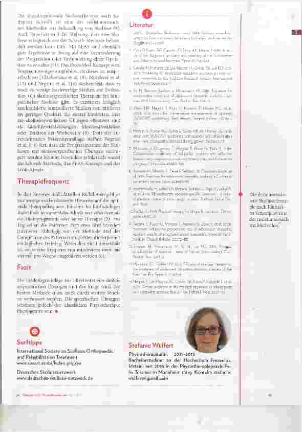 Vorschauseite 3: Evidenzbasierte Physiotherapie bei idiopathischer Skoliose