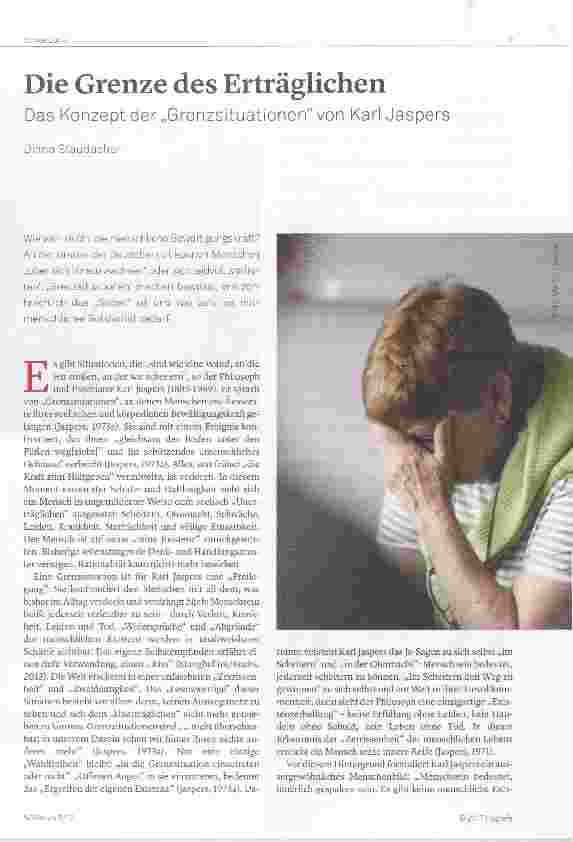Vorschauseite 1: Die Grenze des Erträglichen