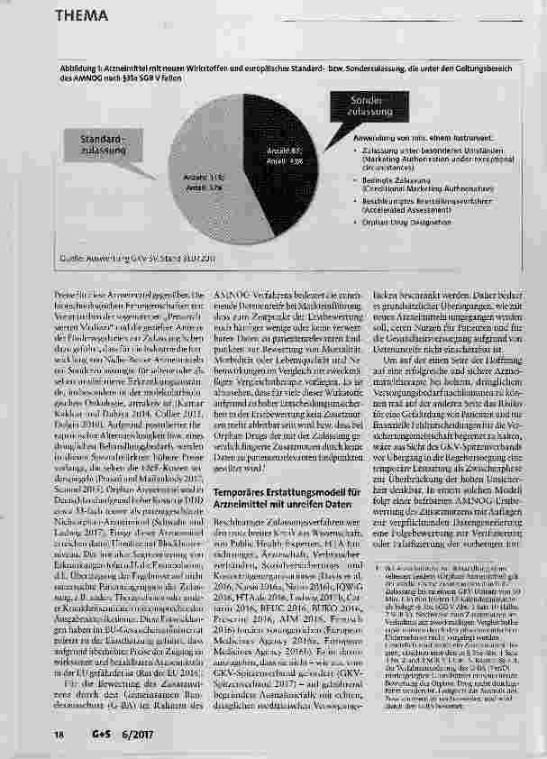 Vorschauseite 3: Erstattung von Arzneimitteln mit unreifen Daten