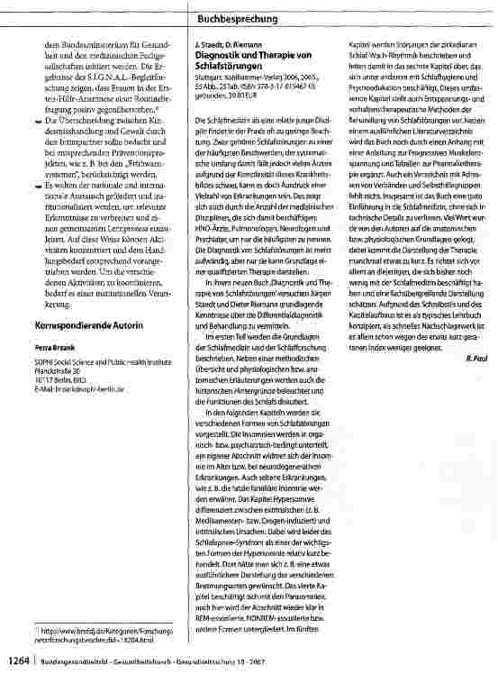 Vorschauseite 6: Häusliche Gewalt und Gesundheit: Was können wir aus internationalen Erfahrungen für Deutschland lernen?