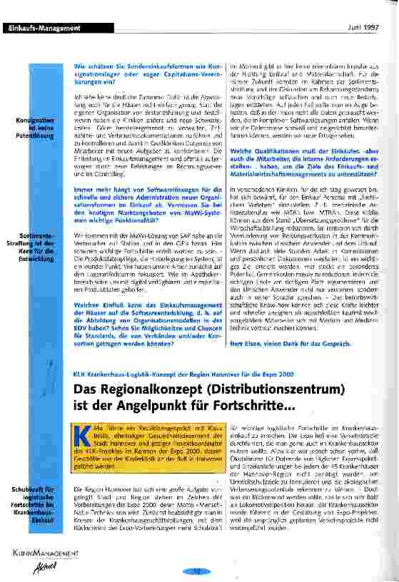 Vorschauseite 2: Einkaufsmanagement - Chancen nur als interner Dienstleister