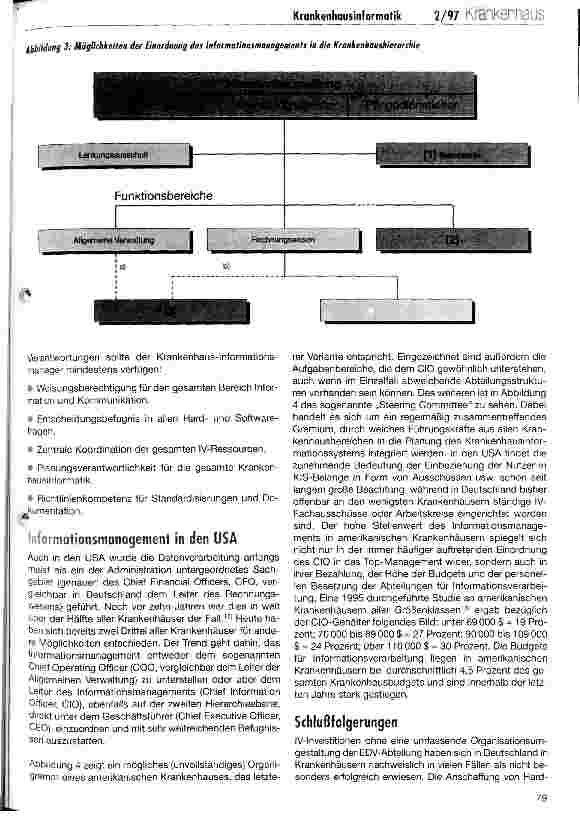 Vorschauseite 6: Erfolgsfaktor Krankehausinformatik Aufgaben und Bedeutung der EDV-Abteilung im Krankenhaus