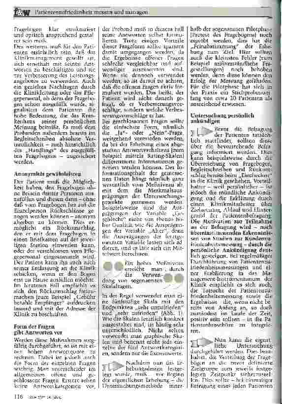 Vorschauseite 4: Patientenzufriedenheit messen und managen Ein Leitfaden für das Tagesgeschäft