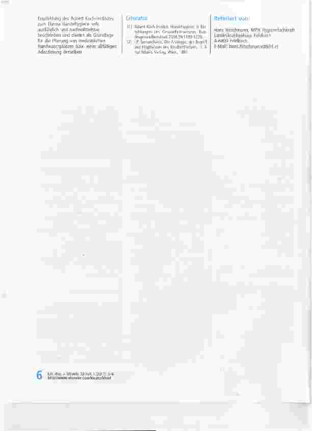 Vorschauseite 2: Ausstattung medizinischer Handwaschplätze (|)