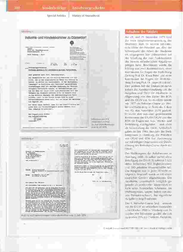 Vorschauseite 3: 40 Jahre Deutsche Akademie für Anästhesiologische Fortbildung