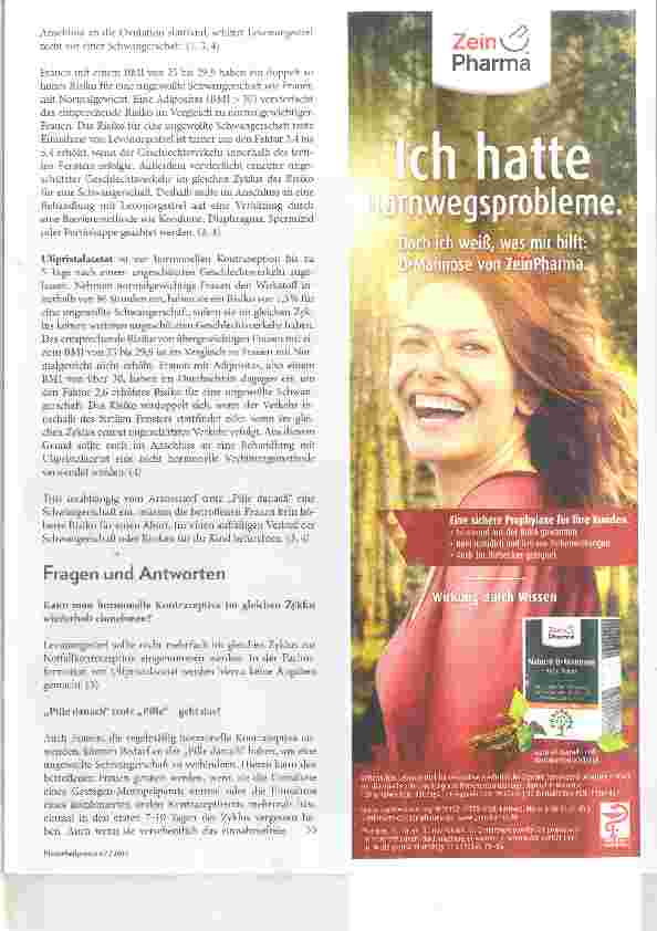 Vorschauseite 3: Die „Pille danach“ Das sollten Heilpraktiker beachten