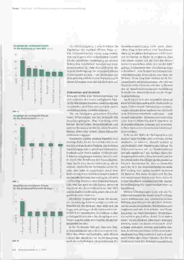 Vorschauseite 3: Welche Motive veranlassen werdende Hebammen, sich für einen der drei aktuellen Bildungswege zu entscheiden?