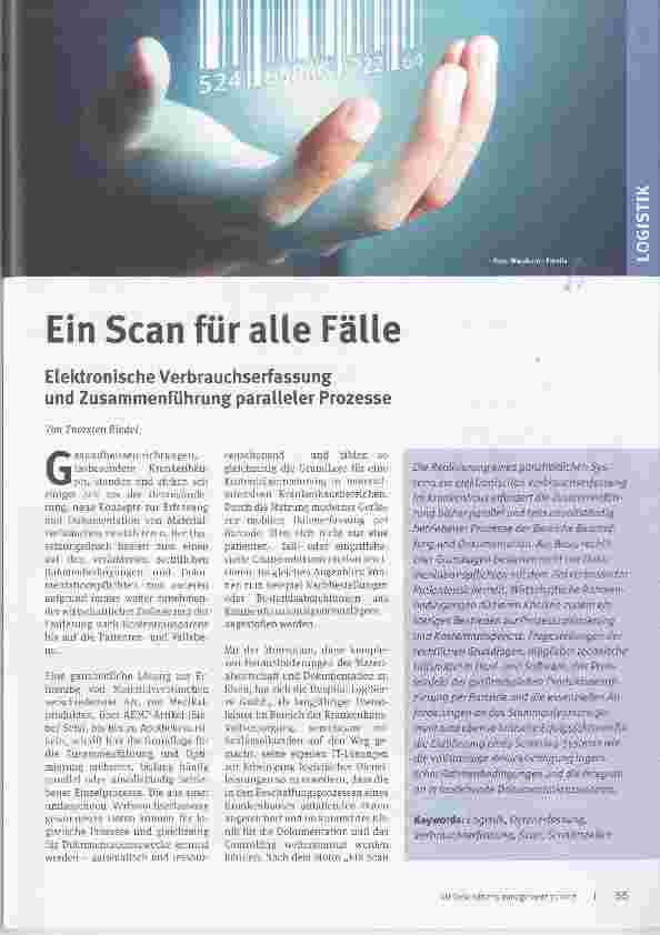 Vorschauseite 1: Ein Scan für alle Fälle